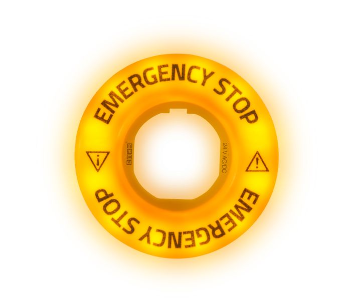 Safety E-stop LED Legend